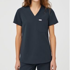 NEW: CATARINA DARK HARBOR One-Pocket Scrub Top